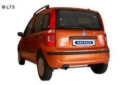 BASTUCK Sportauspuff inkl. Zubehör Fiat Panda ab Bj. 03 1.1l 1.2l 1.4l 1.3l Diesel - 1 x 90mm (RohrØ 63mm) - Bild 1