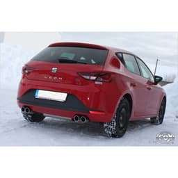 FOX Duplex Komplettanlage ab Kat. Seat Leon 5F 1.5l starre Hinterachse re li je 2x80mm eingerollt - Bild 1
