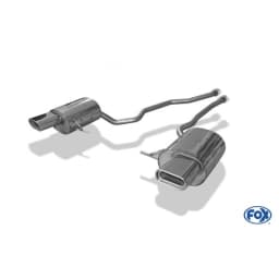 FOX Duplex Racinganlage ab Kat. BMW X5 E53 4.4l 286PS rechts links je 1x160x80mm Absorber - Bild 8