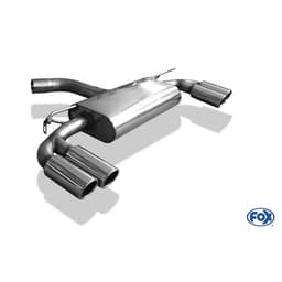 FOX Duplex Racinganlage ab Kat. Seat Leon 5F 2.0l Mehrlenker rechts links je 2x80mm - Bild 2