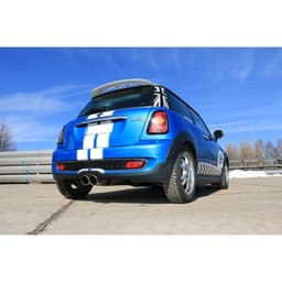FOX Komplettanlage ab Kat. Mini Cooper S R56 ab Bj. 06 1.6l mittig 2x100mm eingerollt - Bild 3