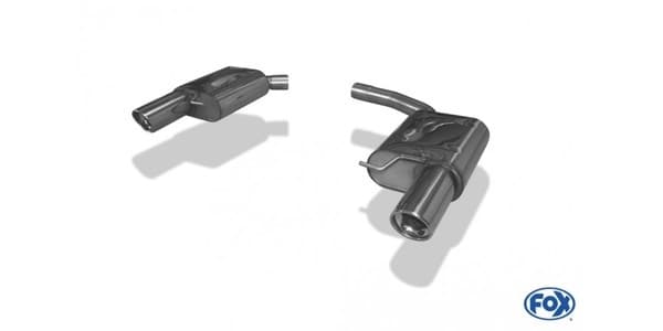 FOX Racinganlage ab Kat. Audi S5 8T Coupe 4.2l quattro re li je 1x100mm eingerollt