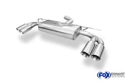 FOX Duplex Komplettanlage ab Kat Seat Leon 5F & SC Cupra je 2x80mm - Bild 6