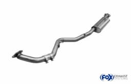 FOX Sportauspuff Komplettanlage ab Kat. Subaru Outback BS 2.5l 1x100mm - Bild 3