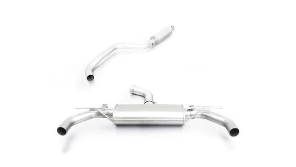 Remus Duplex Komplettanlage ab Kat. VW Golf 7 GTI Performance rechts links je 1x102mm Carbon