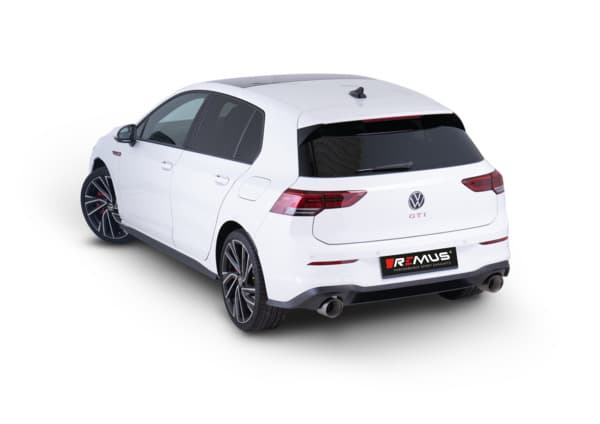 REMUS Duplex Sportauspuff VW Golf 8 GTI Clubsport ab Bj. 8/2020 links rechts je 1x102mm