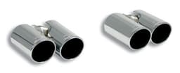 Supersprint Duplex Sportauspuff Endrohr Set mit je 1x90 mm re/li für Audi A3 S3 8VA Sportback Quattro 2.0i TFSI - Bild 1