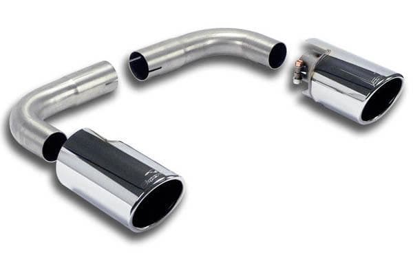 Supersprint Sportauspuff Duplex-Endrohrsatz rechts-links 100mm rund - VW Golf VI GTI 2.0 TSI ab Bj. 09