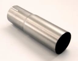 FOX Edelstahl Einzelmuffe Ø 57mm auf 55mm Rohradapter Auspuff Reduzierstück für Auspuffanbau - Bild 1