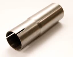 FOX Edelstahl Einzelmuffe Ø 57mm auf 55mm Rohradapter Auspuff Reduzierstück für Auspuffanbau - Bild 2